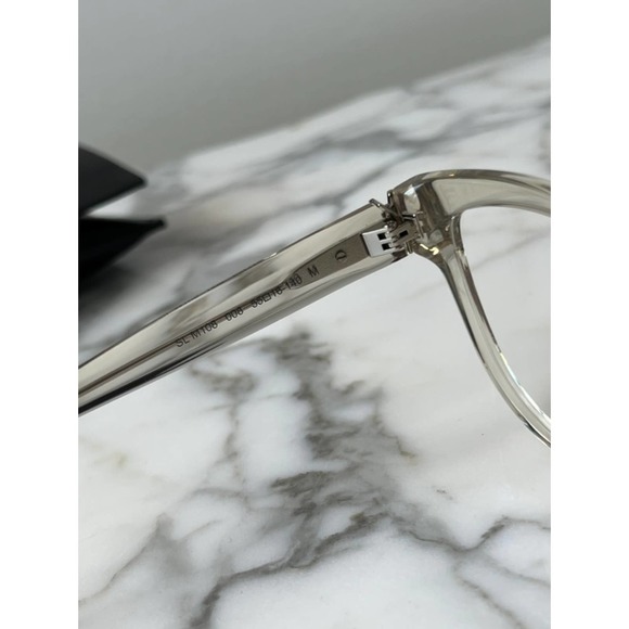 NEW Saint Laurent SLM108 OPT Clear Eyeglasses Frames - Picture 9 of 9